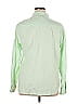 Gap Outlet 100% Cotton Color Block Ombre Green Long Sleeve Button-Down Shirt Size XL - photo 2