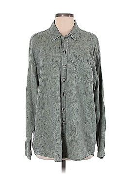 FLAX by Jeanne Engelhart Long Sleeve Button-Down Shirt (view 1)