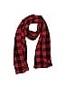 Unbranded Checkered-gingham Plaid Red Scarf One Size - photo 1