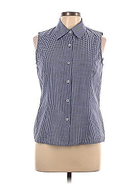 Petite Sophisticate Sleeveless Button-Down Shirt (view 1)