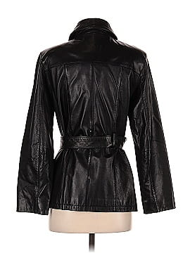 Lord & Taylor Faux Leather Jacket (view 2)