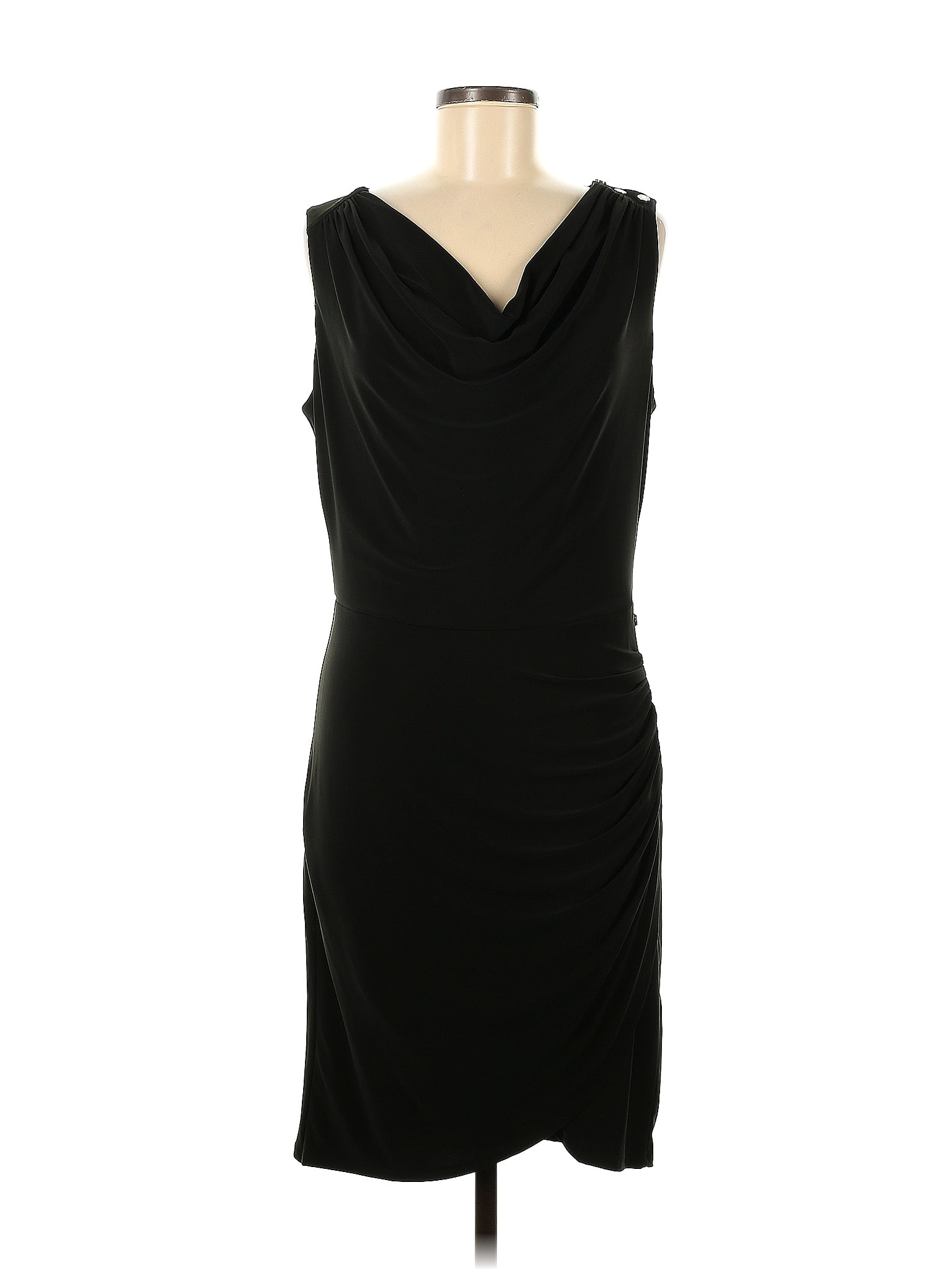 White House Black Market Solid Black Cocktail Dress Size 8 - 68% off ...