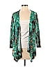 TanJay 100% Polyester Green Cardigan Size P (petite) - photo 1