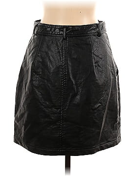 Wishlist Faux Leather Skirt (view 2)
