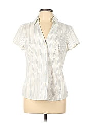 Ann Taylor Factory Short Sleeve Button Down Shirt