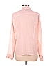 Express Color Block Pink Long Sleeve Blouse Size 7 - 8 - photo 2