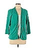 Talbots Outlet 100% Cotton Teal Cardigan Size M - photo 1