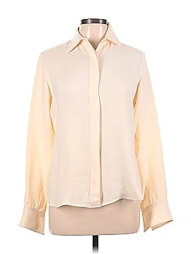 Ralph Lauren Collection Long Sleeve Silk Top (view 1)