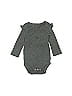 Cloud Island Tweed Gray Long Sleeve Onesie Size 3-6 mo - photo 1