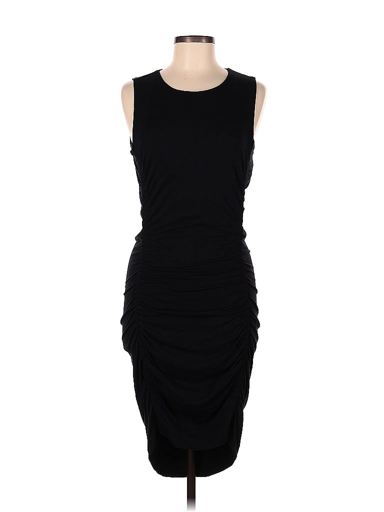 Athleta Solid Black Casual Dress Size M - photo 1