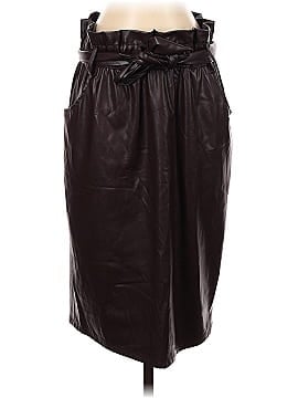 Time and Tru Faux Leather Skirt (view 1)