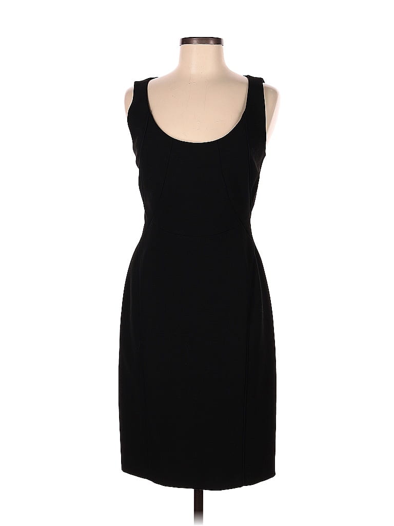 Cynthia Cynthia Steffe Solid Black Casual Dress Size 6 - photo 1
