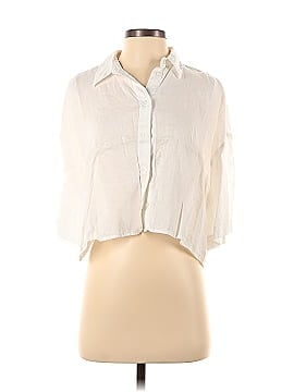 H&M 3/4 Sleeve Button-Down Shirt (view 1)