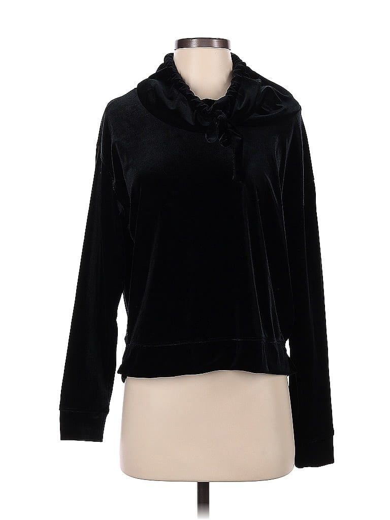 Pre-owned Peach Turtleneck Sweater In Black