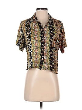 Earthbound Trading Co. Short Sleeve Blouse (view 1)