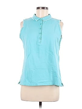 Lands' End Sleeveless Polo (view 1)