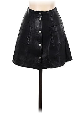 Swann Leather Skirt (view 1)