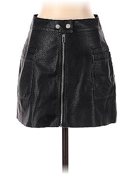 We the Free Faux Leather Skirt (view 1)