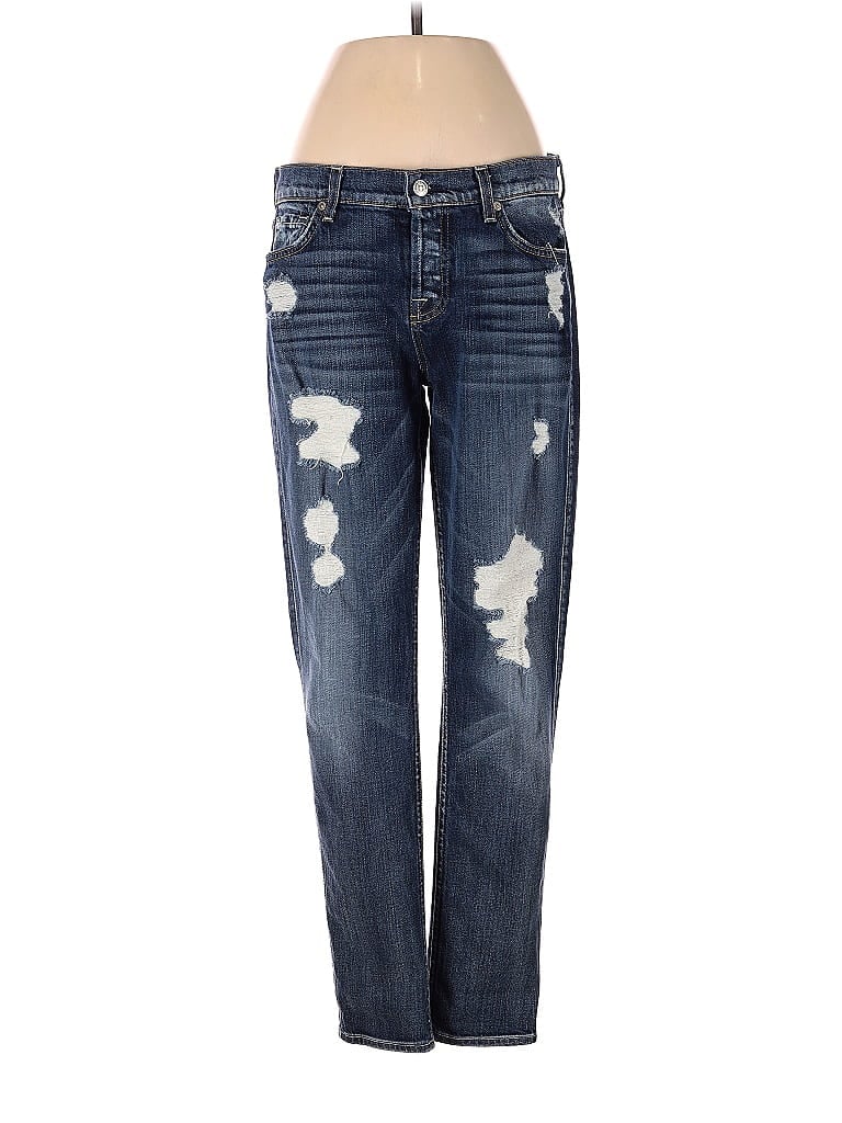 Pre-owned 7 For All Mankind Jeans In Blue