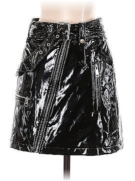 Bagatelle Faux Leather Skirt (view 2)