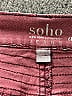Soho Burgundy Casual Pants Size 8 - photo 3