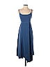 Theory Solid Blue Casual Dress Size S - photo 1