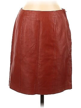 Cami Leather Skirt (view 1)