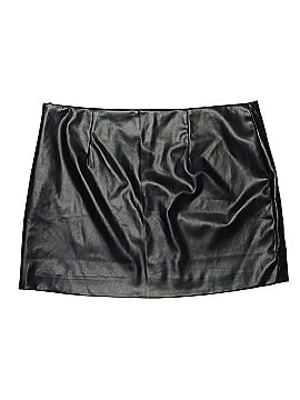Fabletics Faux Leather Skirt (view 2)