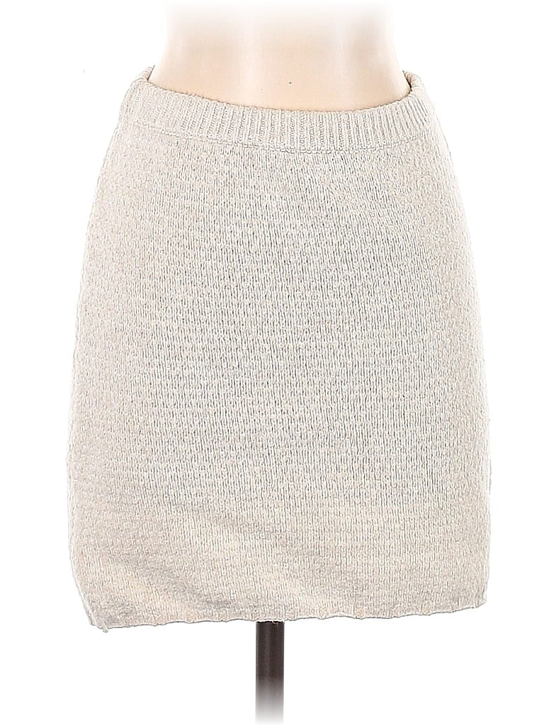 Free People Marled Tweed Ivory Casual Skirt Size XS - photo 1