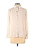 Bella Dahl 100% Viscose Ivory Long Sleeve Button-Down Shirt Size S - photo 1
