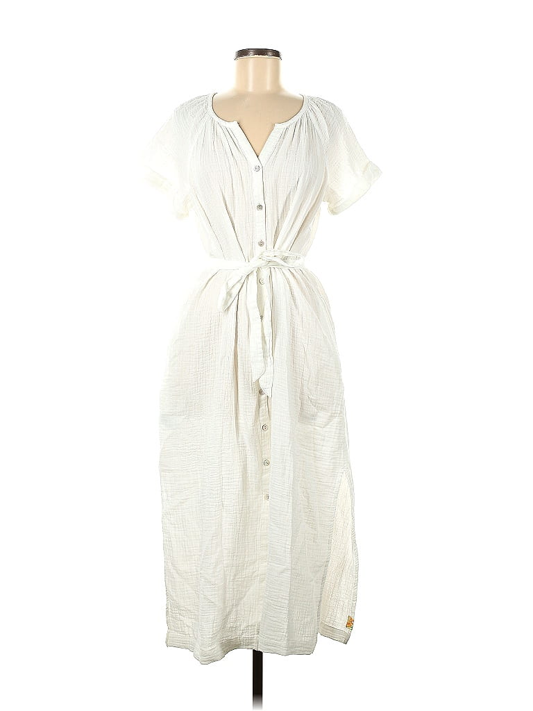 Tommy Bahama 100% Cotton Ivory Casual Dress Size M - photo 1