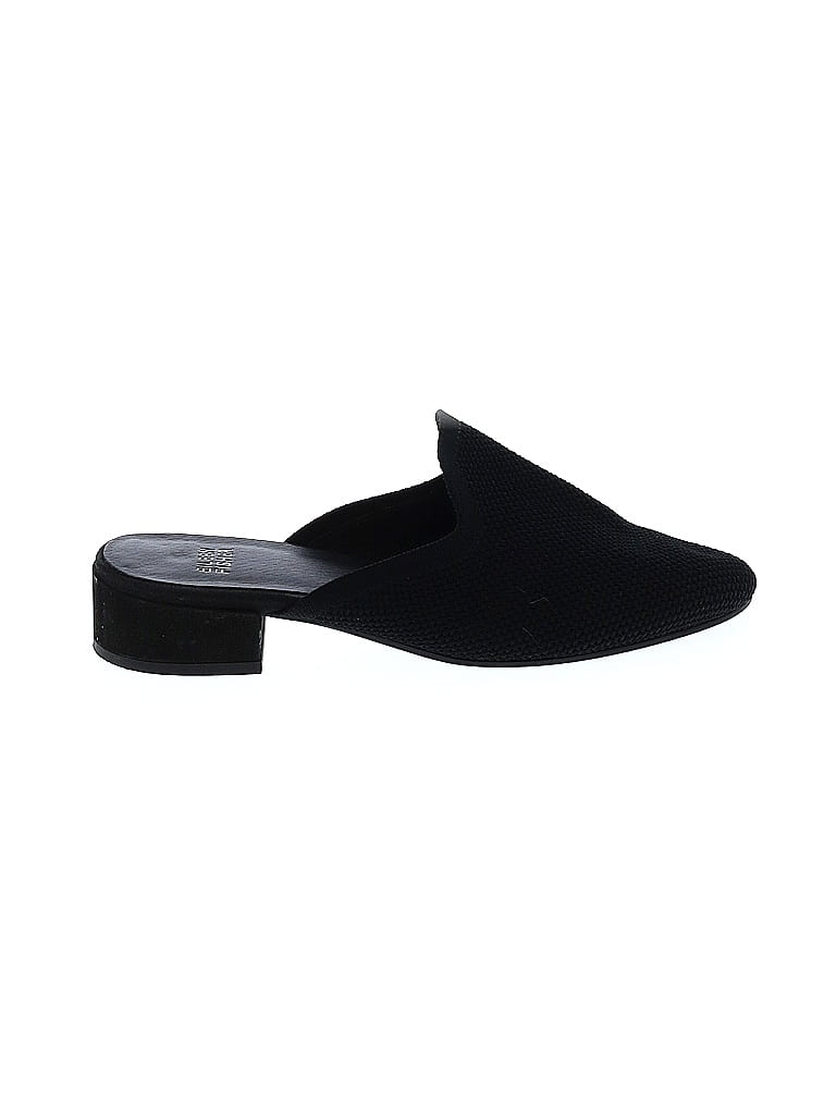 Eileen Fisher Solid Black Mule/Clog Size 7 1/2 - photo 1