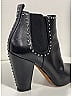 Givenchy 100% Leather Black Ankle Boots Size 6 1/2 - photo 4