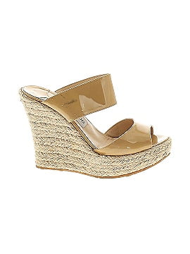 Jimmy Choo Patent Leather Espadrille Wedges (view 1)