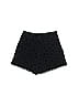 Shilla Jacquard Tortoise Hearts Stars Brocade Polka Dots Black Shorts Size M - photo 2