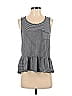 Eri + Ali Gray Sleeveless Top Size XS - photo 1