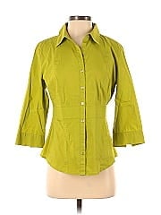 7th Avenue Design Studio New York & Company 3/4 Sleeve Button Down Shirt