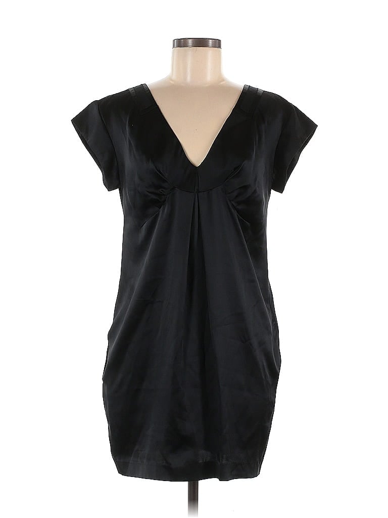 See By Chloé 100% Silk Black Short Sleeve Silk Top Size 6 - photo 1