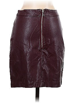 Zeagoo Faux Leather Skirt (view 2)