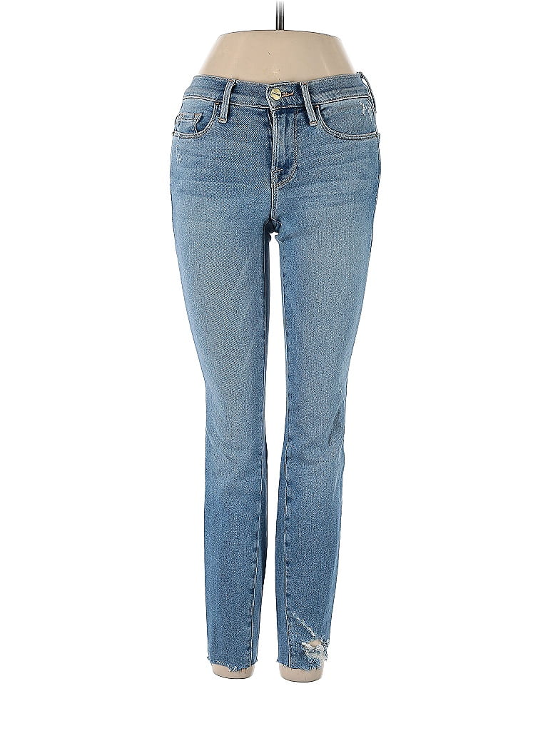 Pre-owned Frame Jeans In Blue