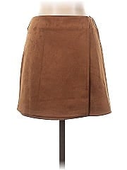 Mng Faux Leather Skirt