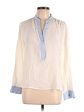 Dylan Gray Long Sleeve Silk Top (view 1)