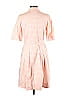 Brooks Brothers 100% Cotton Checkered-gingham Grid Pink Casual Dress Size 10 - photo 2