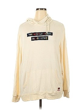 Peace Love World Pullover Hoodie (view 1)