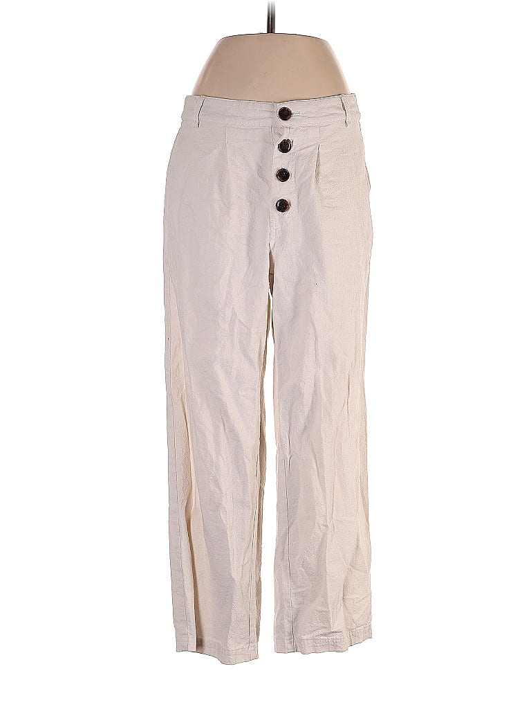 O'Neill Solid Ivory Linen Pants 26 Waist - photo 1
