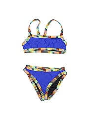 Solid & Striped Two Piece Swimsuit