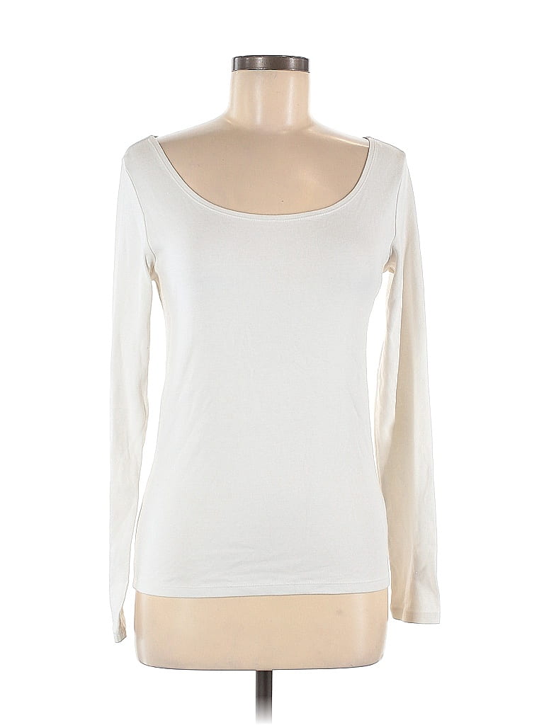 Gap Ivory Long Sleeve T-Shirt Size M - photo 1