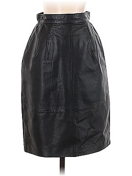 Lord & Taylor Faux Leather Skirt (view 1)