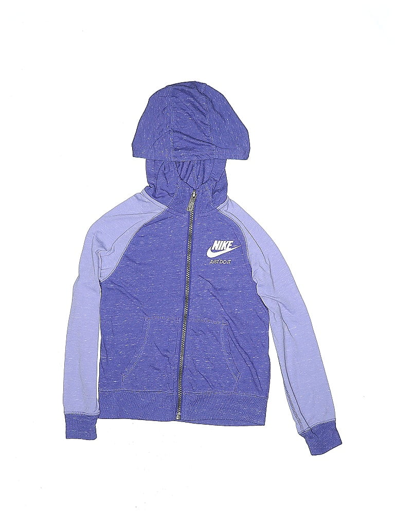 purple nike zip up hoodie