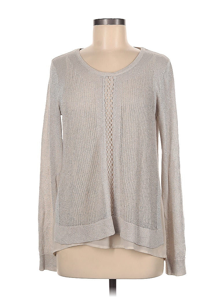 Lucky Brand Gray Long Sleeve Top Size M - photo 1
